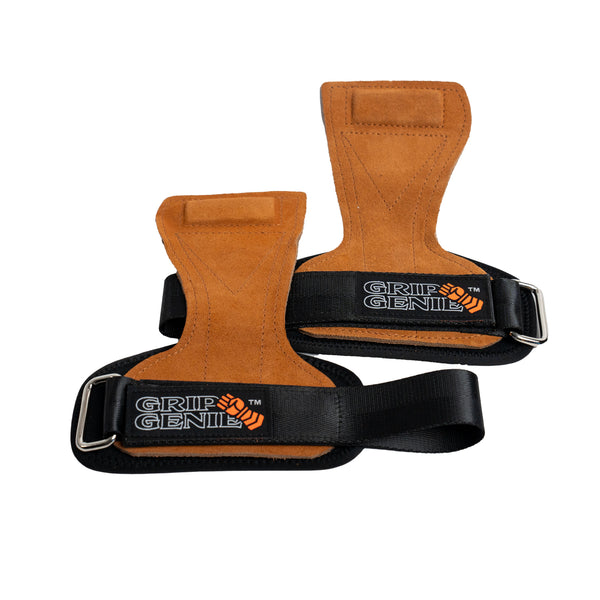 Genie Premium Leather Lifting Straps