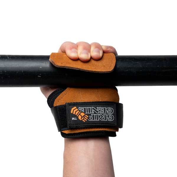 Genie Premium Leather Lifting Straps