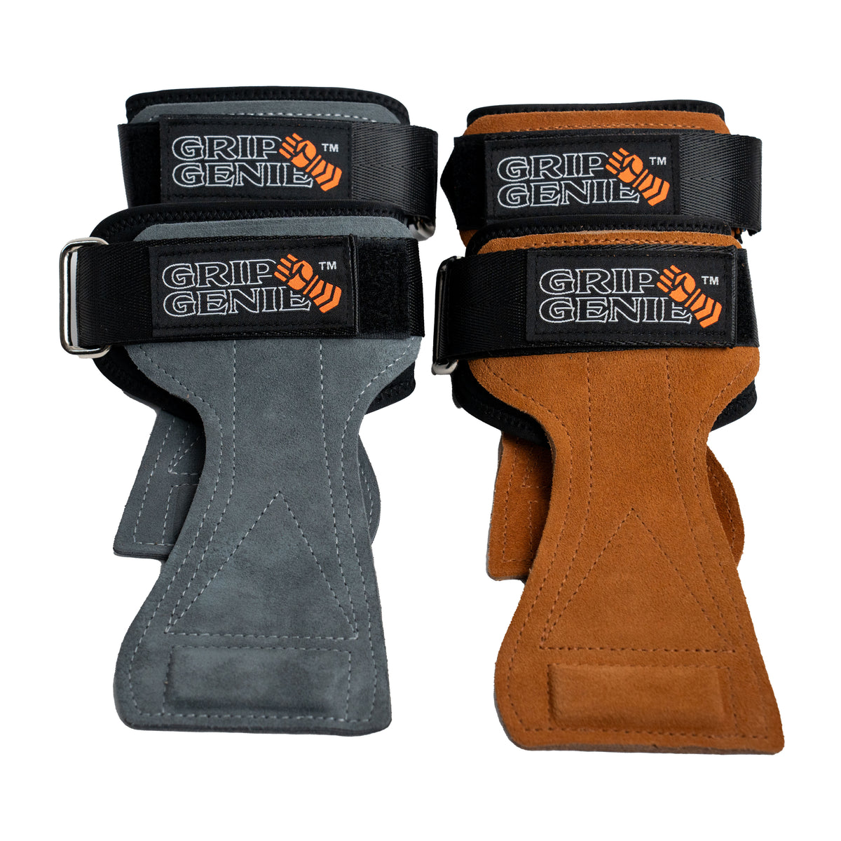 Genie Premium Leather Lifting Straps